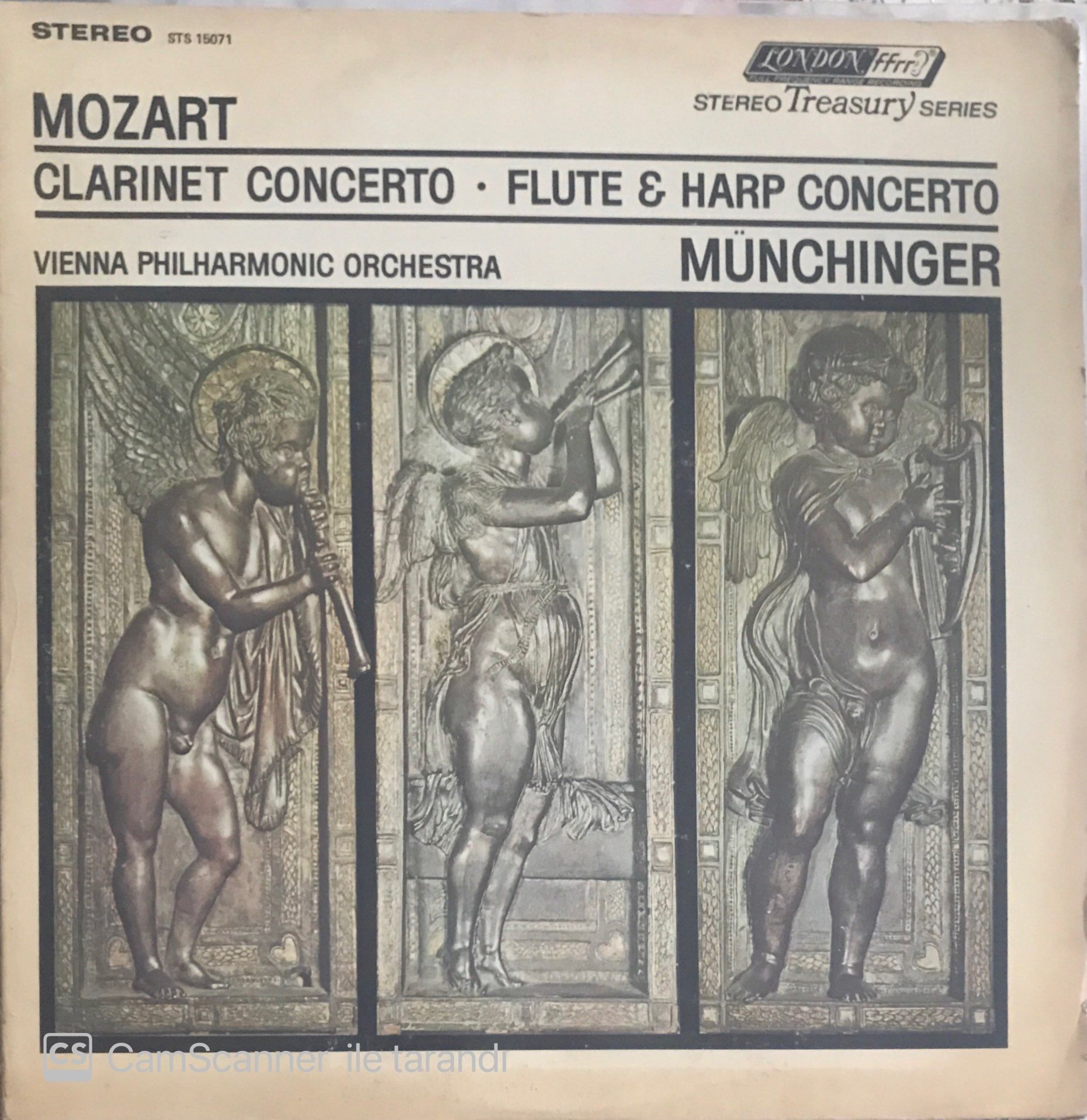 Mozart - Clarinet Concerto Flute Harp Concerto Münchinger LP