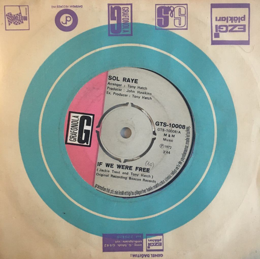 Sol Raye If We Were Free ( Kimler Geldi Kimler Geçti ) 45lik