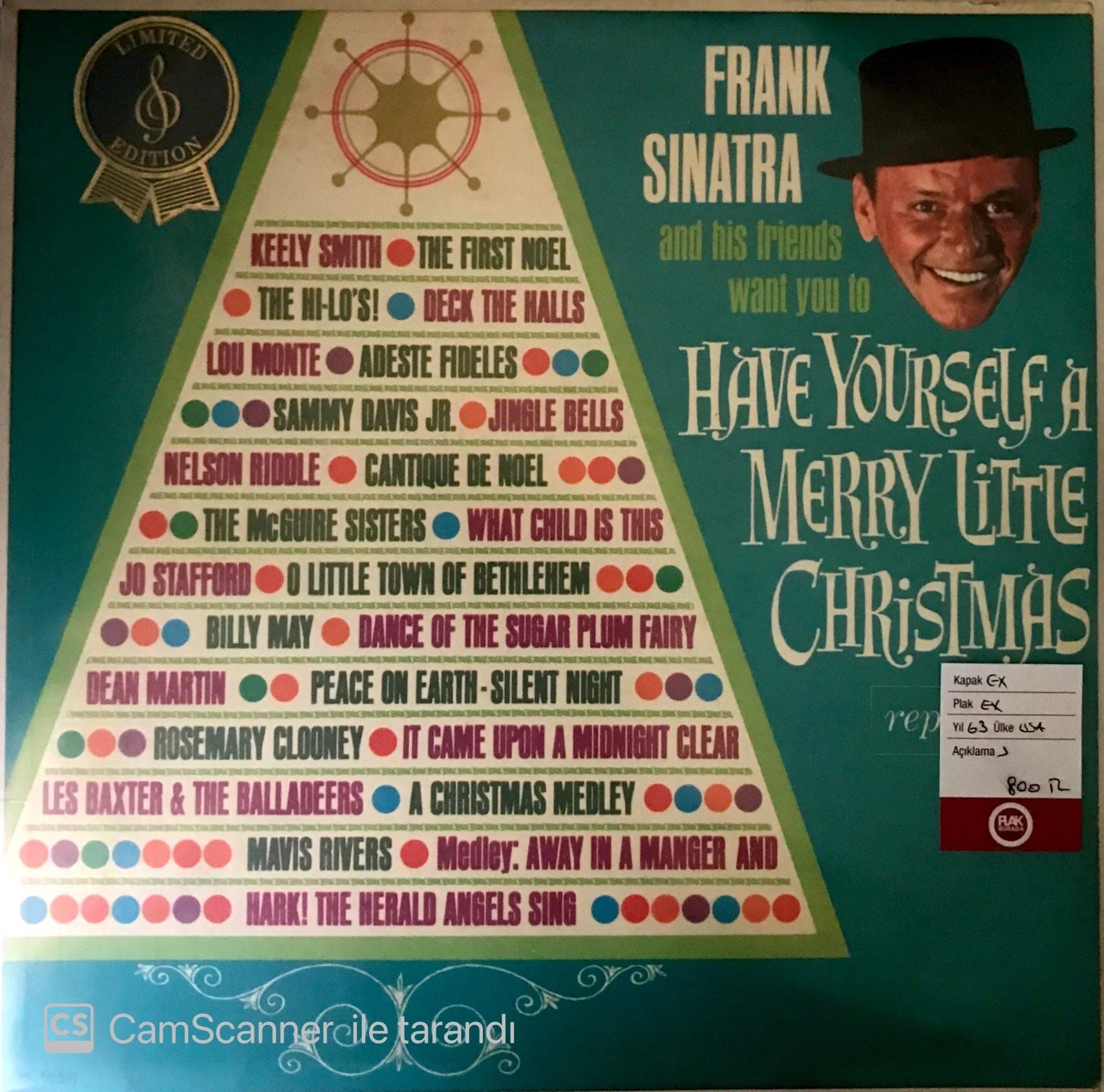 FRANK SINATRA And His Friends Want You To / Have Yourself Merry Little Christmas LP