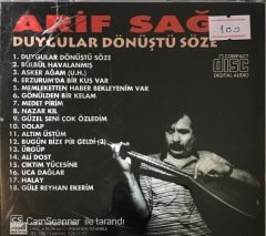 Arif Sağ Duygular Dönüştü Söze CD