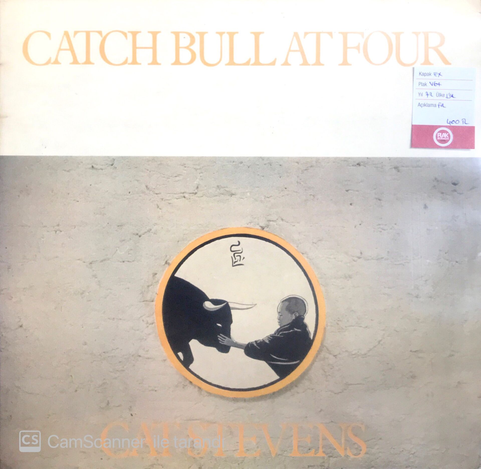 Cat Stevens - Catch Bull At Four LP