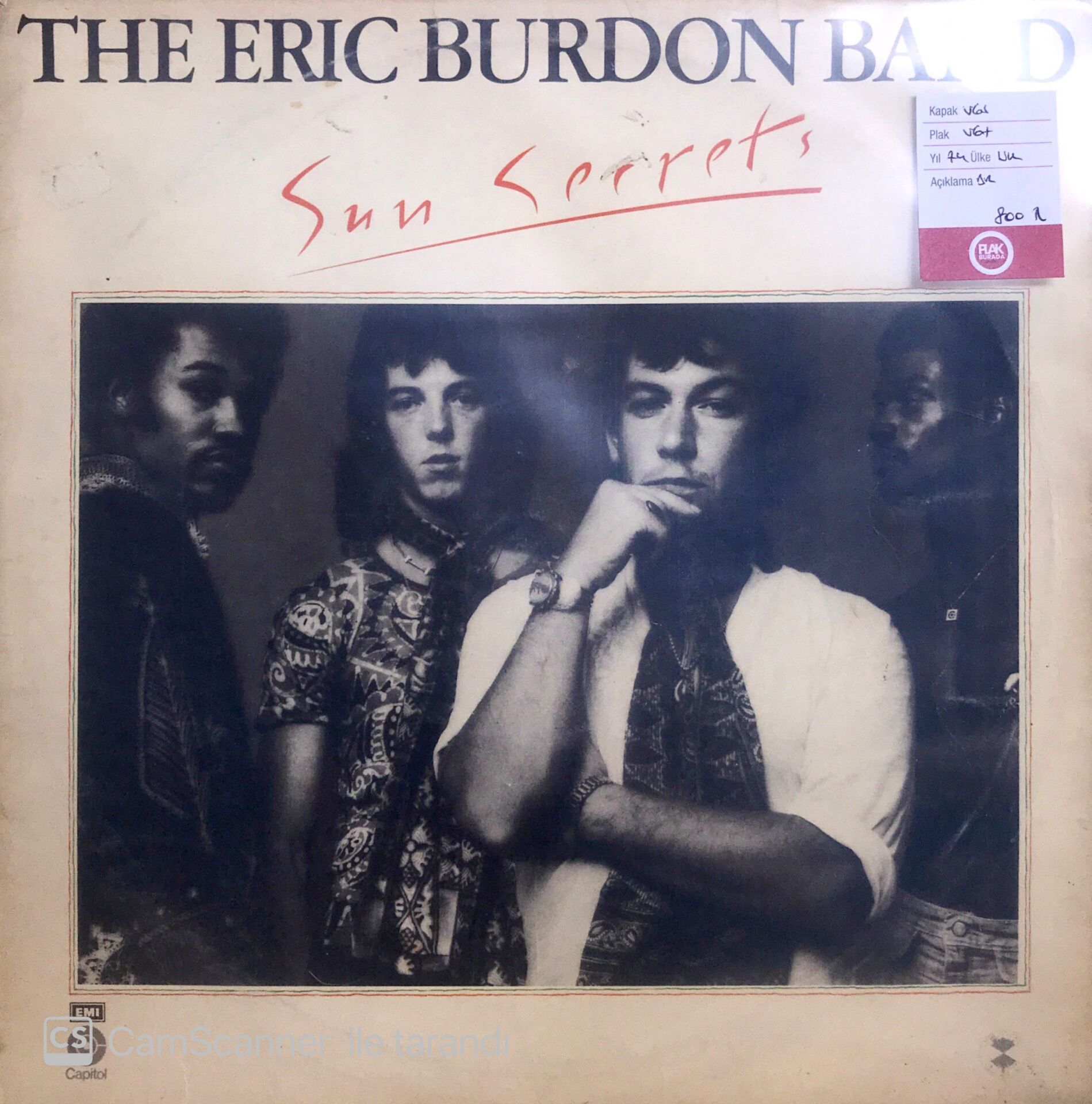The Eric Burdon Band / Sun Secrets LP