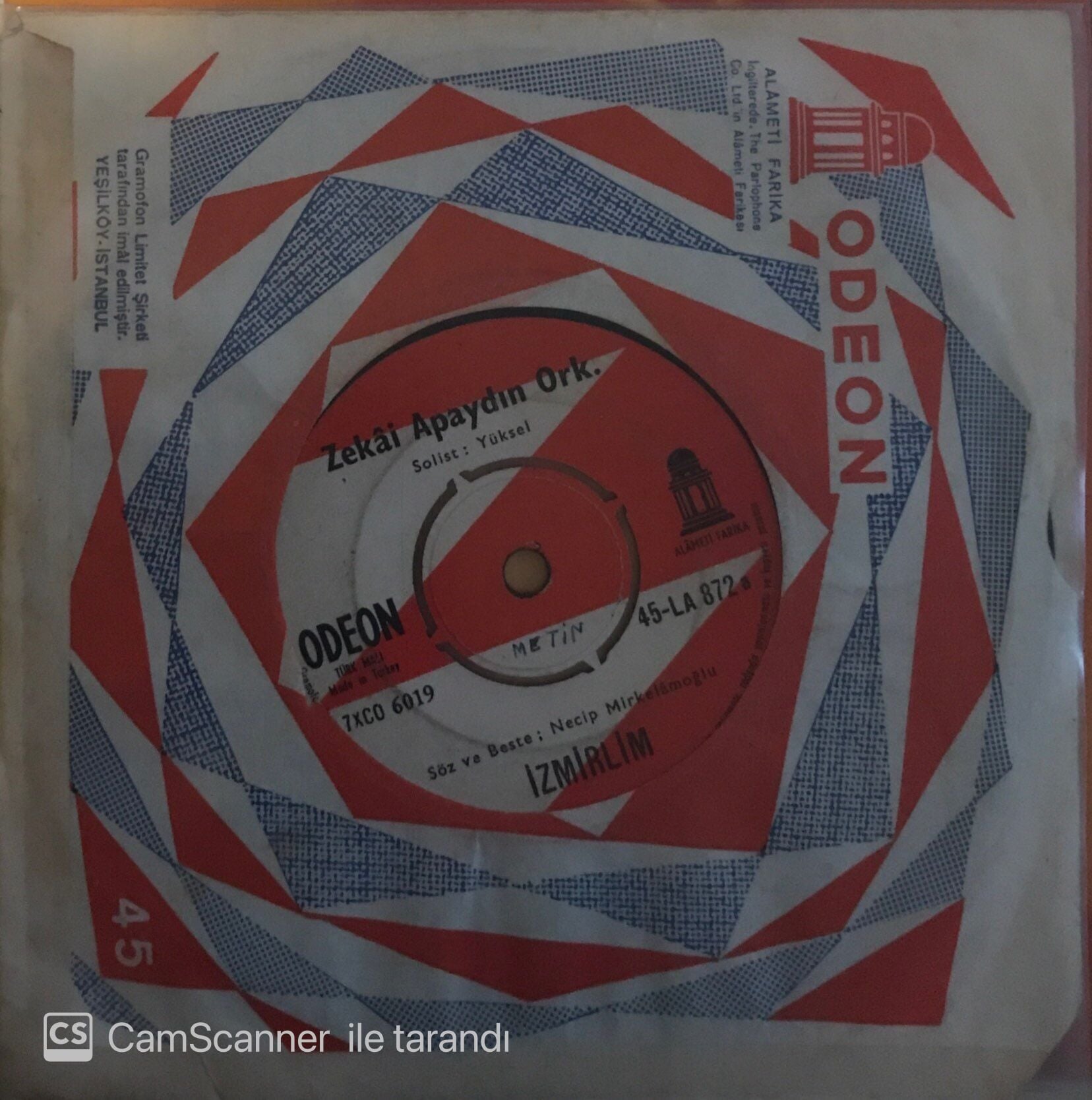 Zekai Apaydın Ork. - İzmirlim 45lik