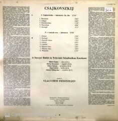 Csajkovszkij Csipkerozsika A Hattyuk Tava LP
