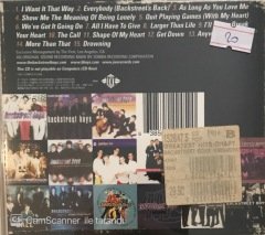 Backstreet Boys Greatest Hits Chapter One CD