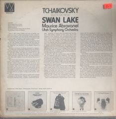 Tchaikovsky Swan Lake Maurice Abravanel LP