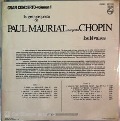 Paul Mauriat Joue Chopin Les 14 Vales LP