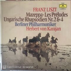 Franz Lıszt Mazeppa Les Preludes Ungarische Rhapsodien Nr. 2&4 LP