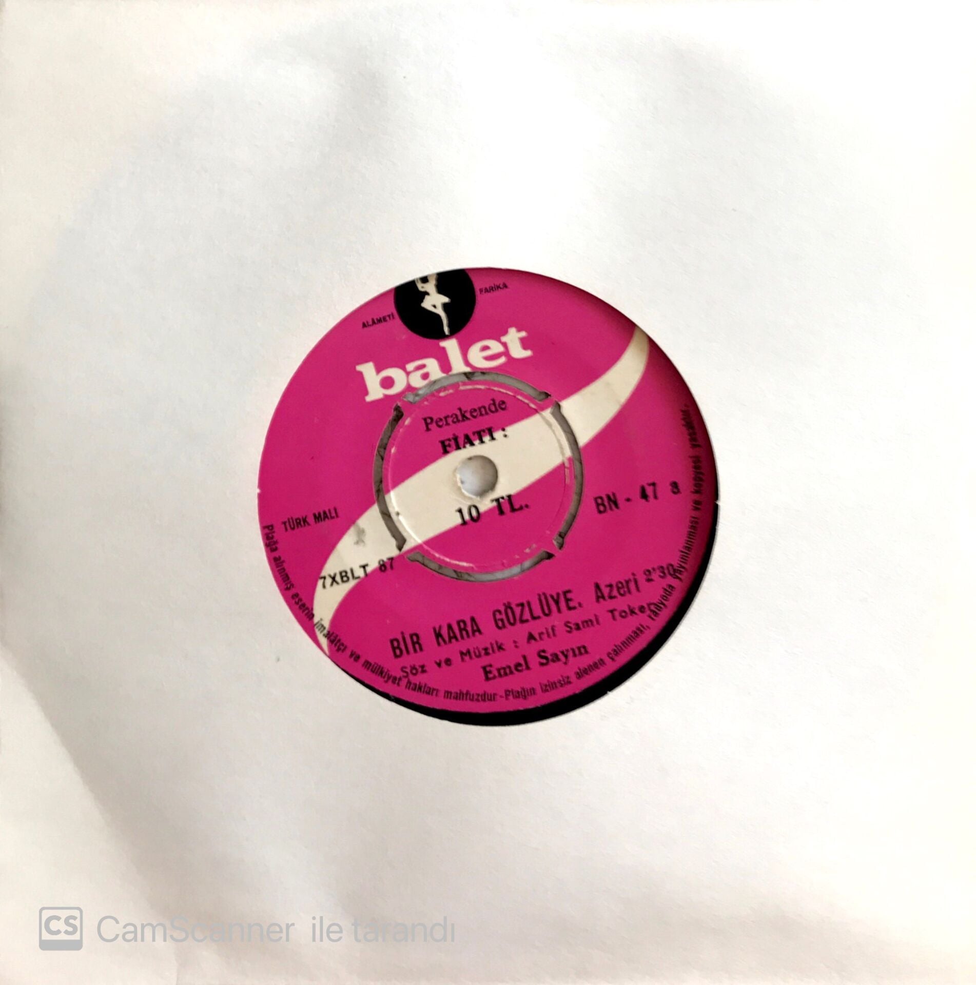 Emel Sayın / Bir Kara Gözüyle 45'lik