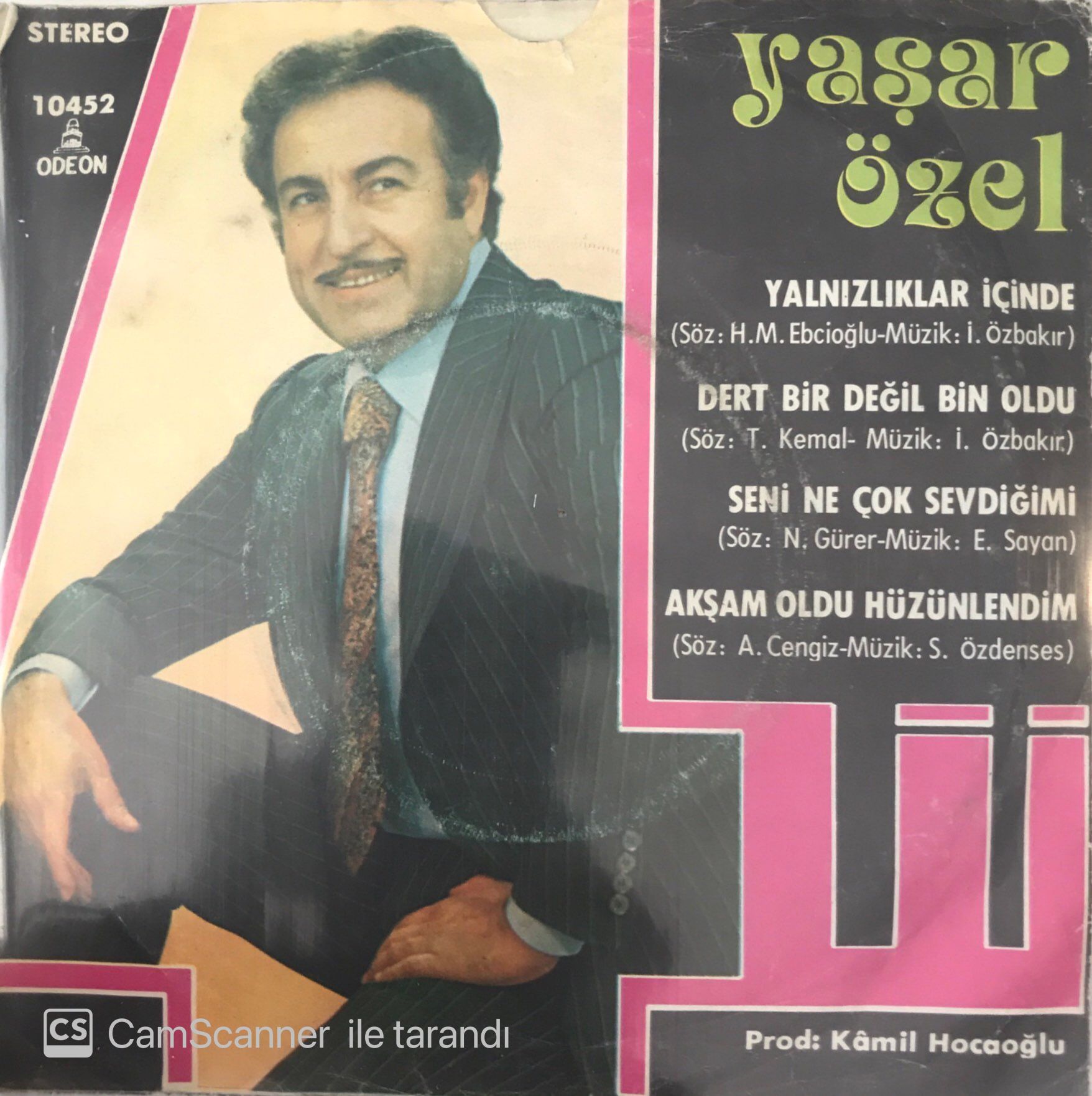 Yaşar Özel Yalnızlıklar İçinde Mini LP