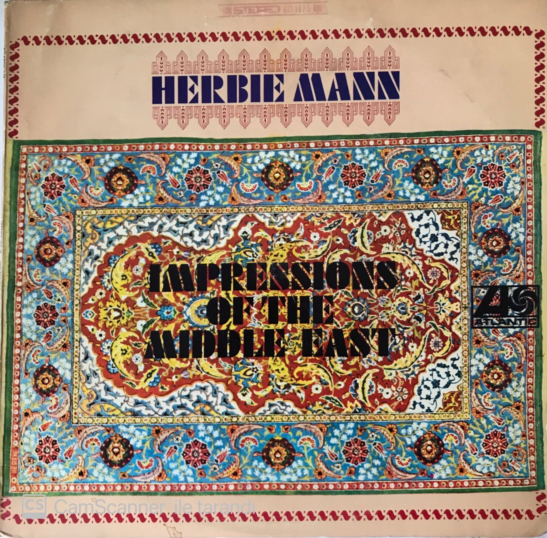 Herbie Mann Impressions Of The Middle East LP