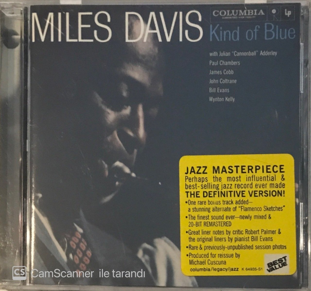 Miles Davis Kind Of Blue CD