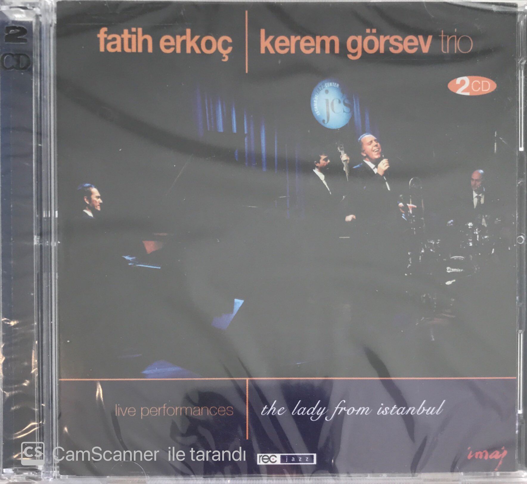 Fatih Erkoç Kerem Görsev Trio Live Performances The Lady From İstanbul CD