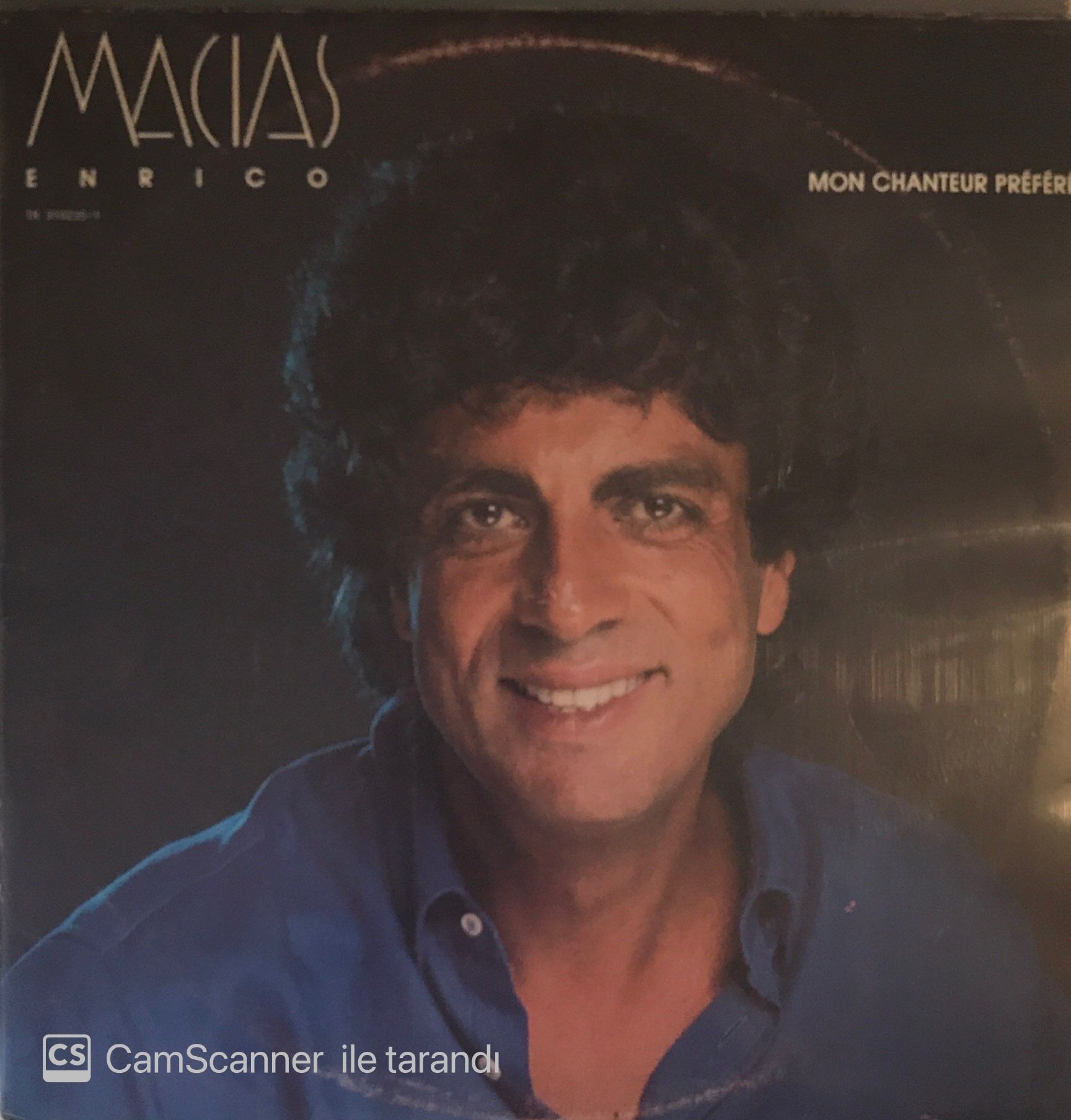 Enrıco Macıas Mon Chanteur Prefere LP
