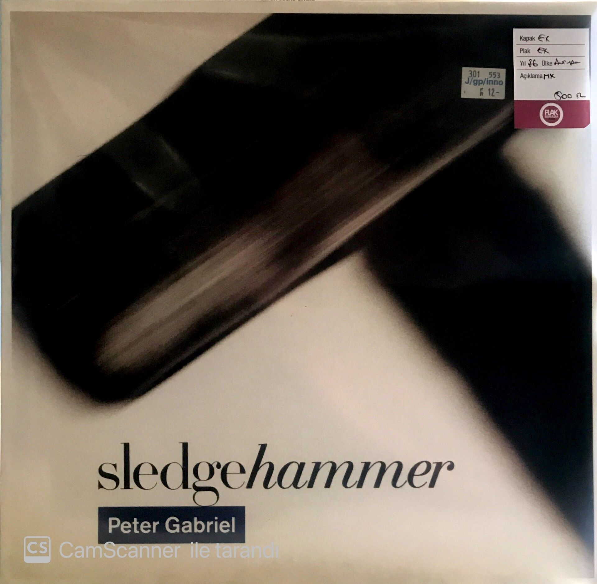 Peter Gabriel / Sledgehammer LP Maxi Single