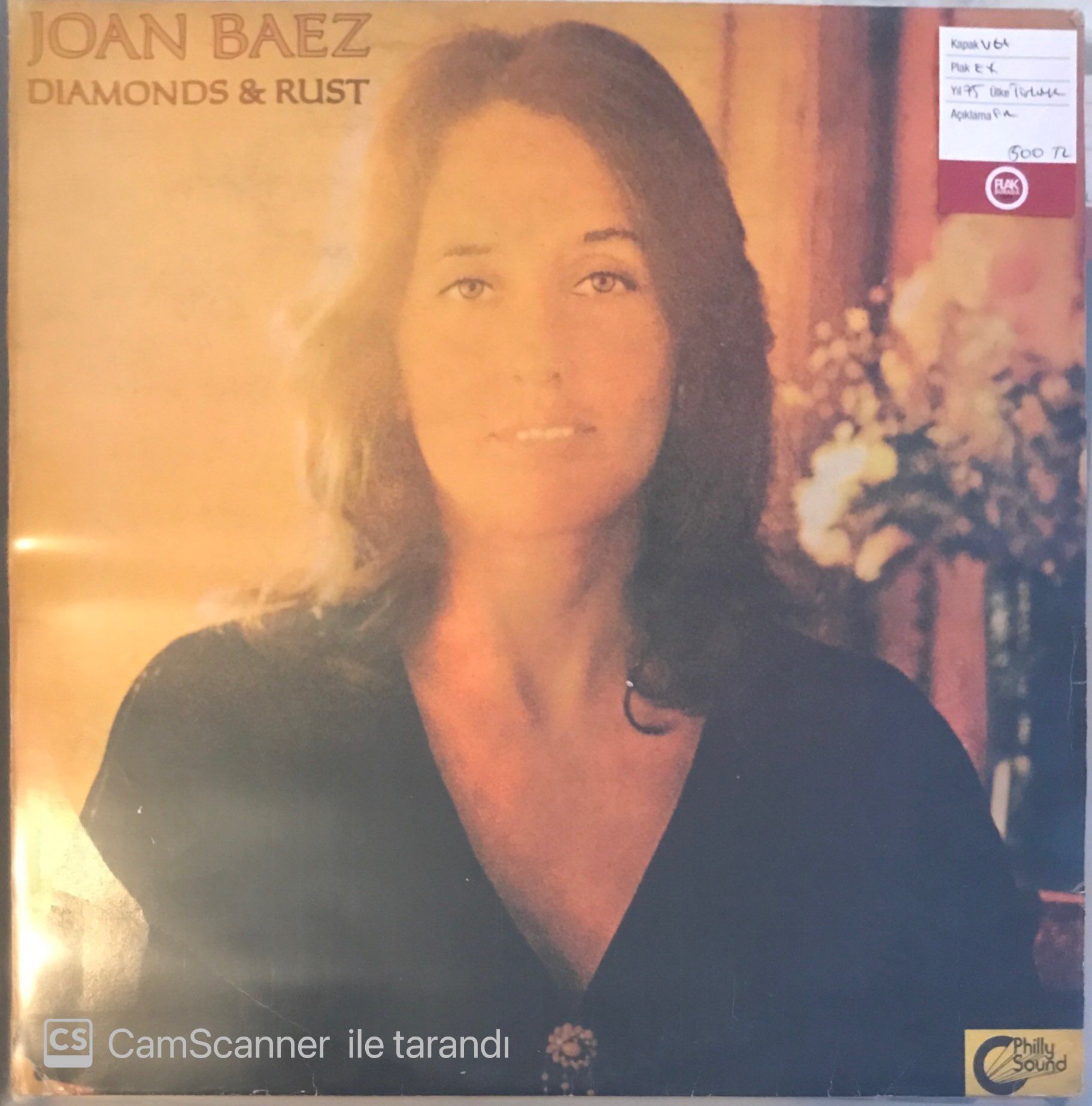 Joan Baez - Diamond & Rust LP
