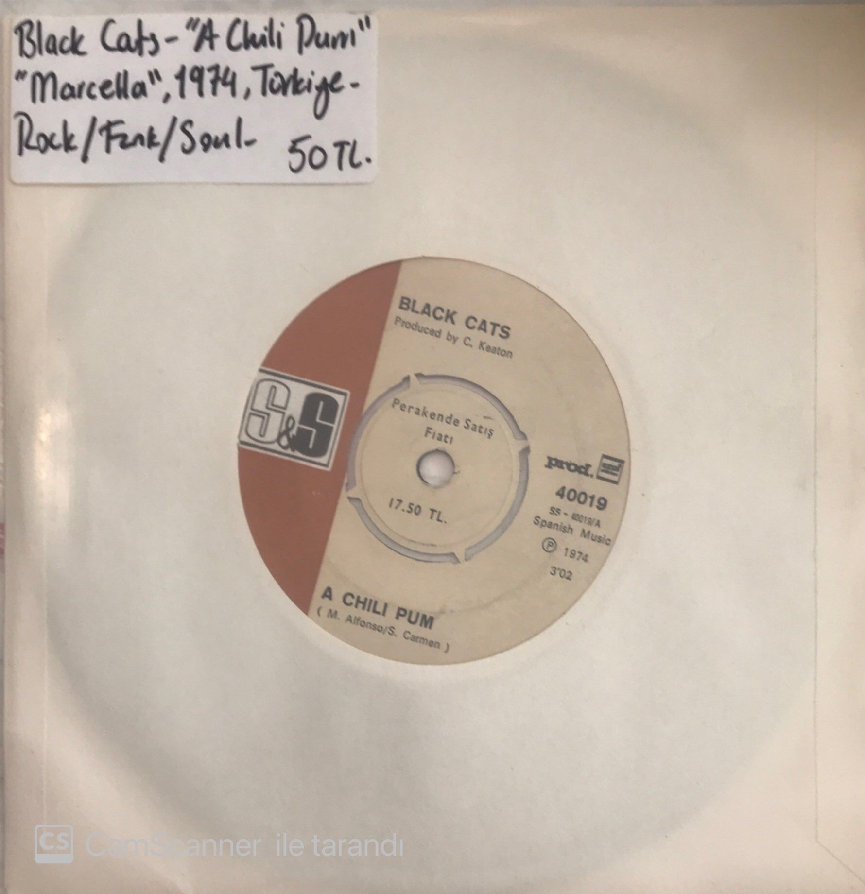 Black Cats A Chili Pum 45lik