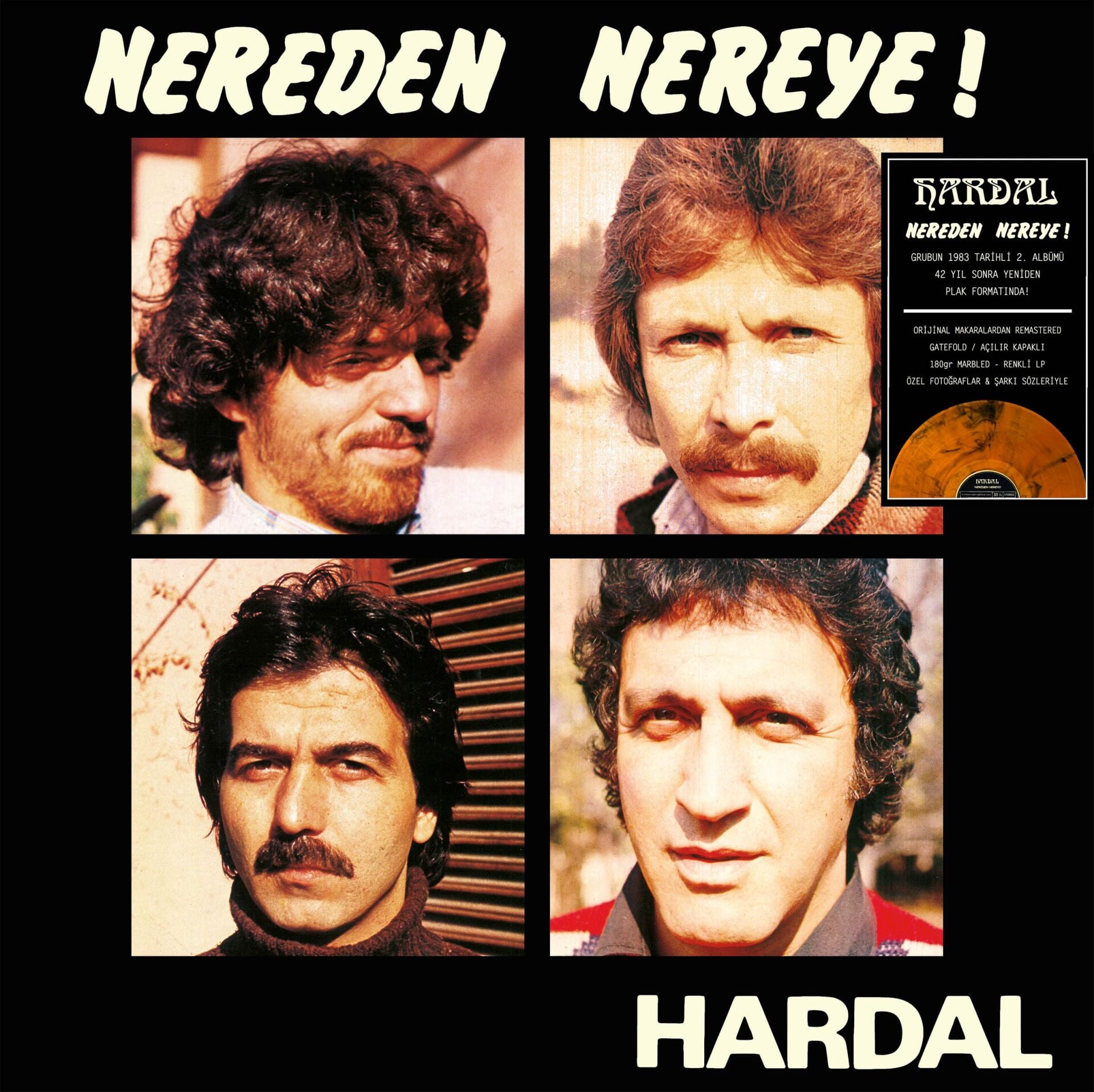 Hardal - Nereden Nereye ! ( Renkli ) LP