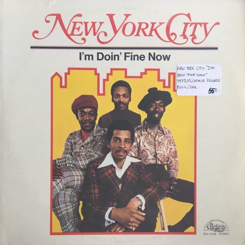 New York City I'm Doin' Fine Now LP