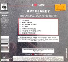 Art Blakey with The Original Jazz Messengers / I Love Jazz CD