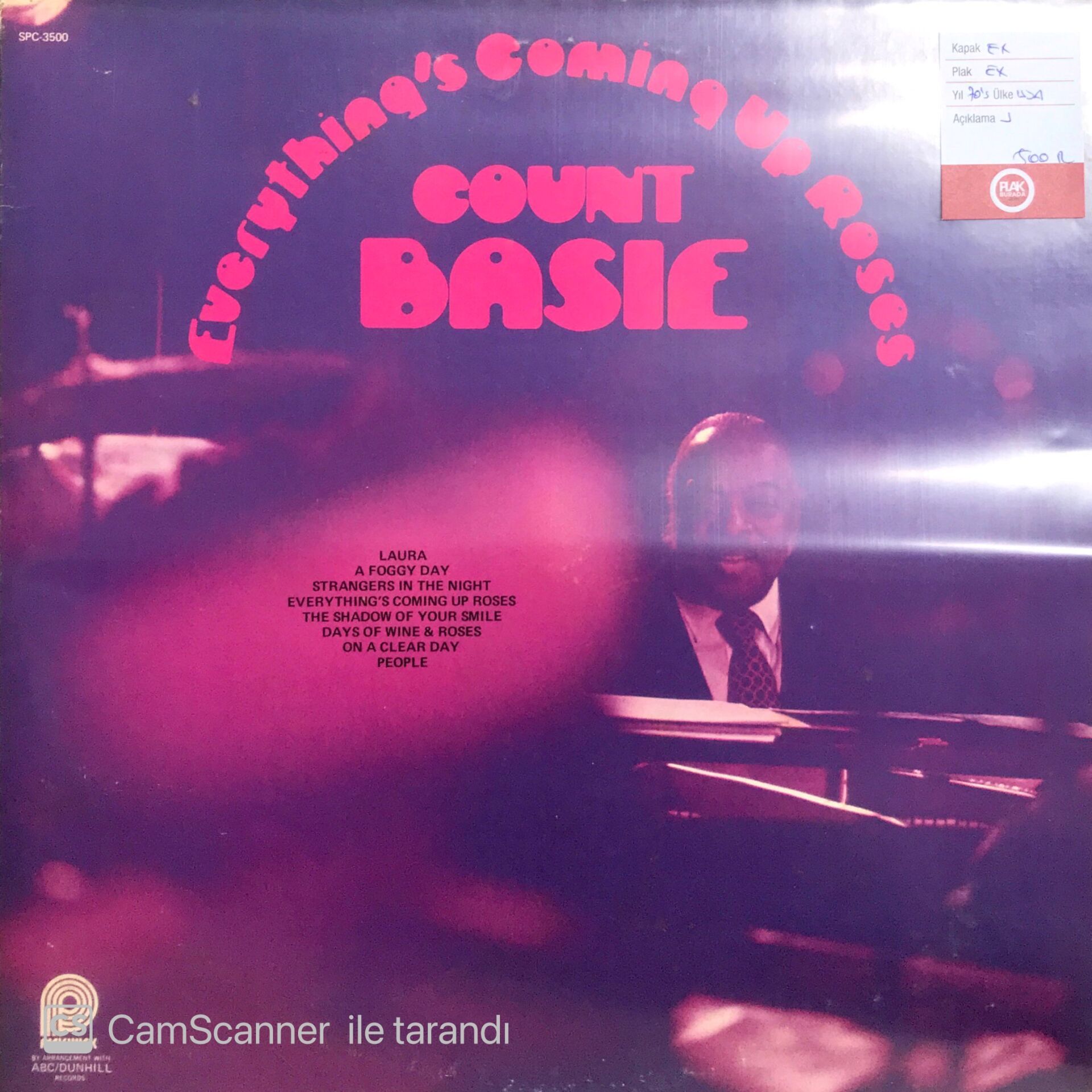 Count Basie / Everything's Coming Up Roses LP
