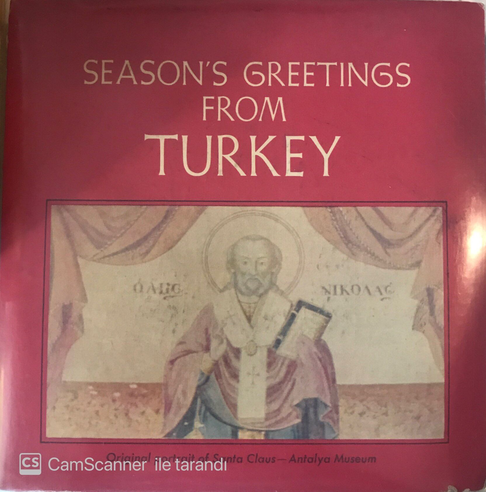 Season's Greetings From Turkey 45lik