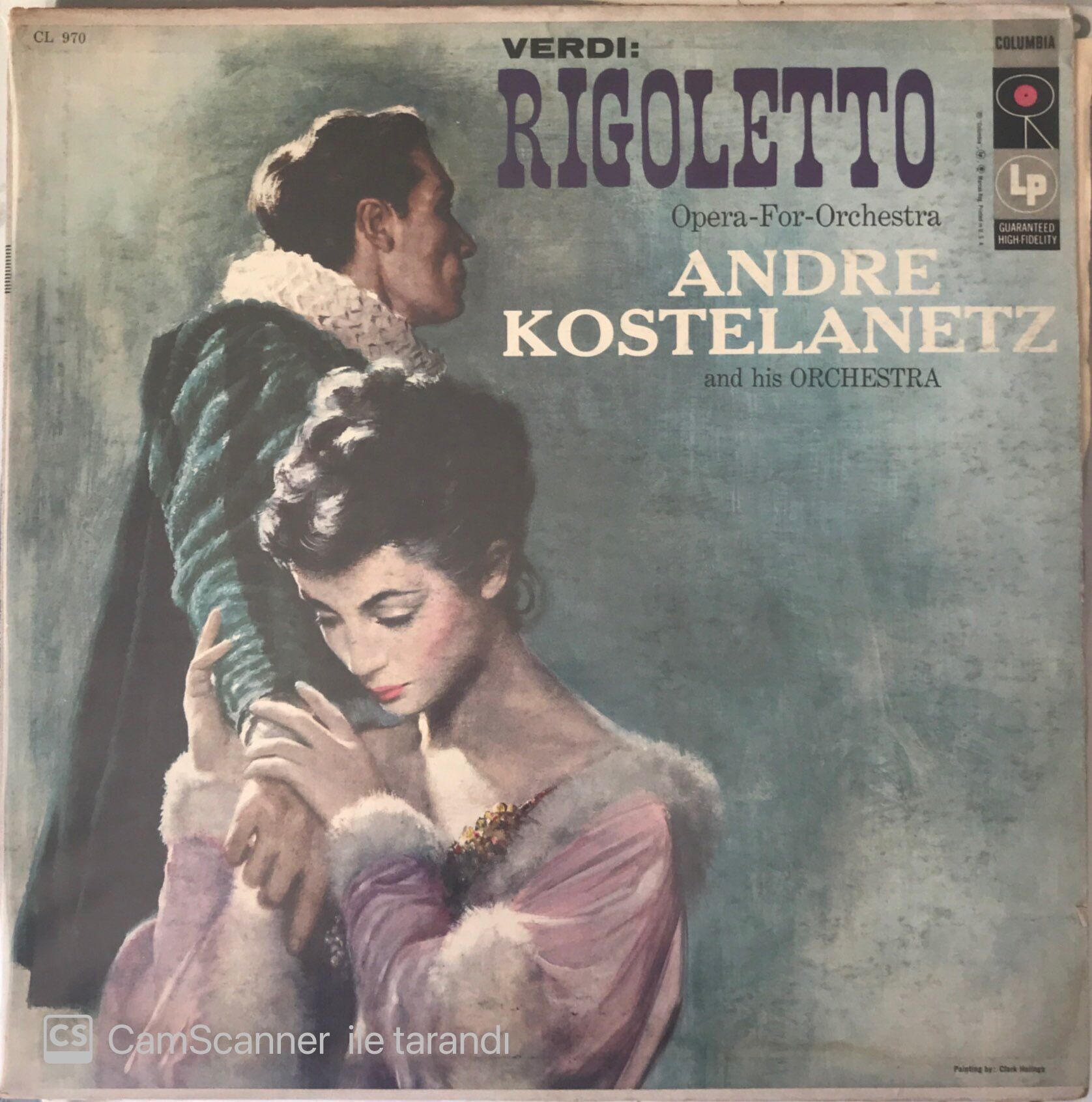 Verdi: Rigoletto Andre Kostelanetz And His Orchestra LP