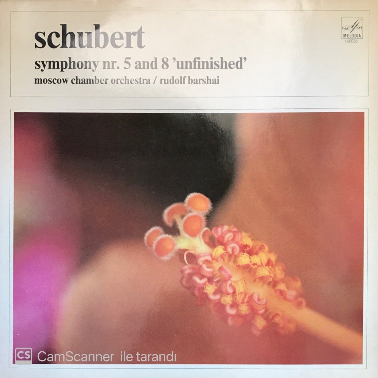 Schubert Symphony Nr. 5 And 8 'Unfinished LP
