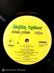 İbrahim Tatlıses -  Allah Allah/Hülya - LP