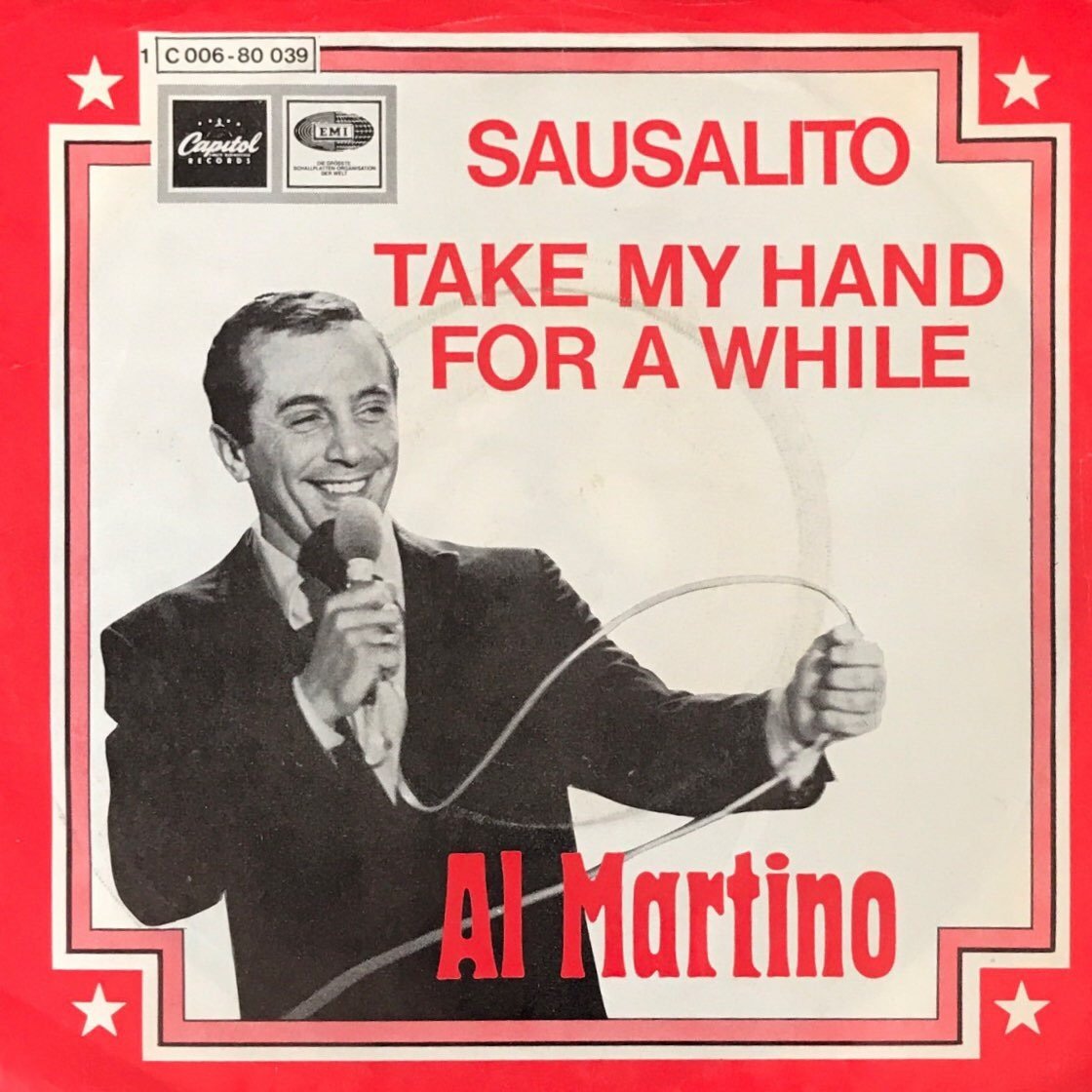 Al Martino The Wheel Of Hurt 45lik
