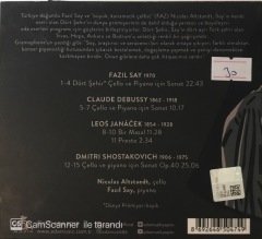 Fazıl Say I Nicolas Altstaedt 4 Şehir Say I Debussy I Janacek I Shostakovich CD