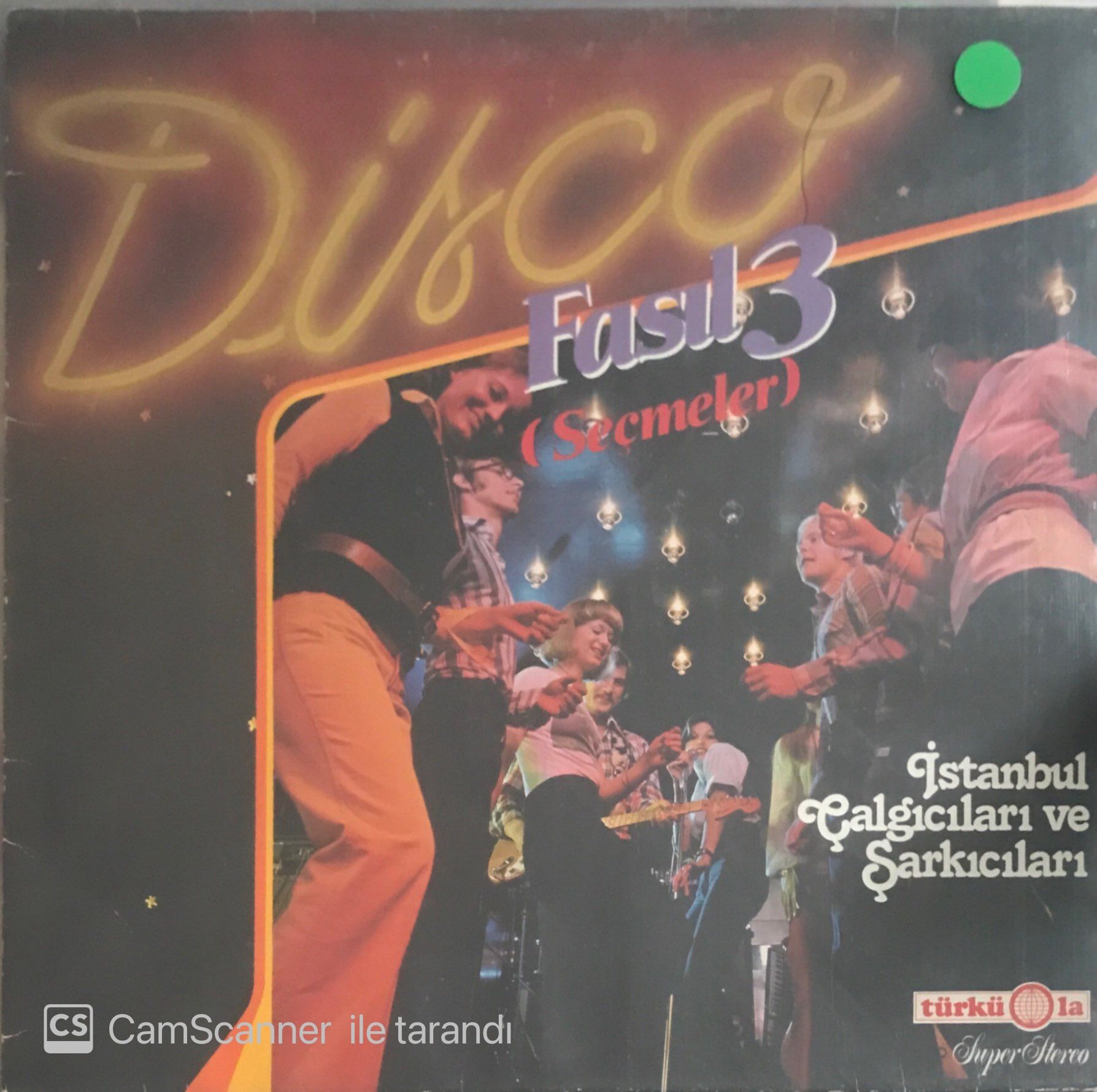 İstanbul Çalgıcıları ve Şarkıcıları / Disco Fasıl 3 LP (Türküola Baskı)