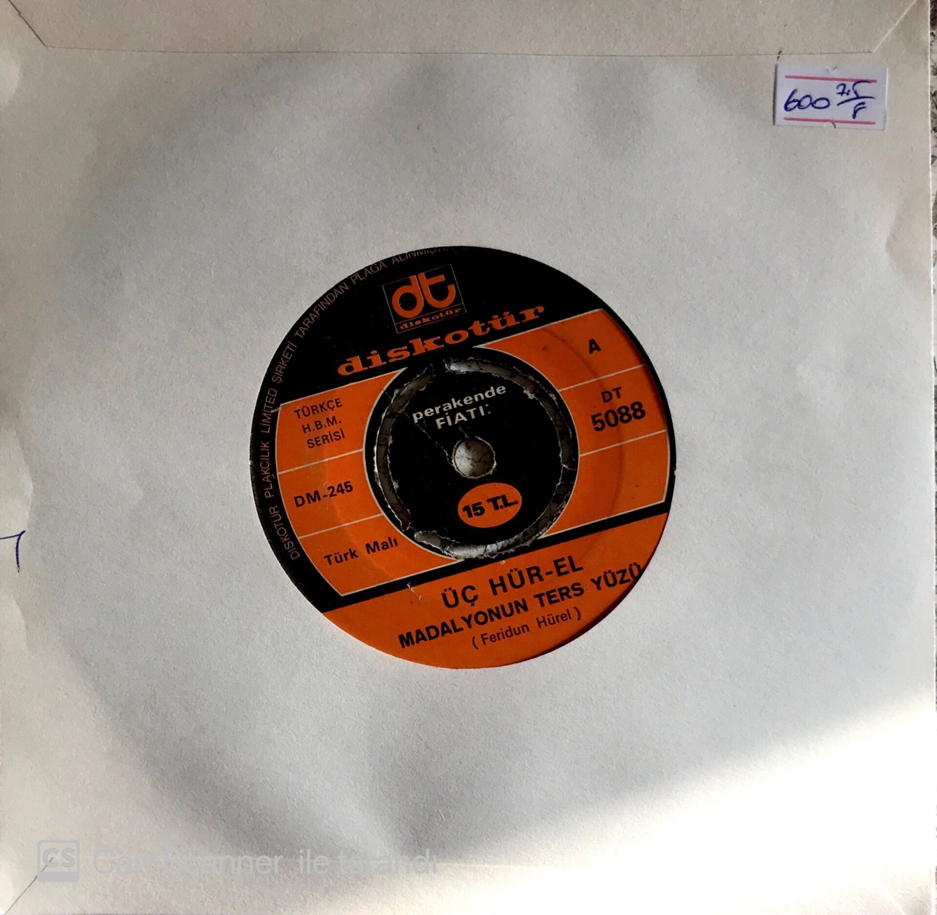 Üç Hür-El - Madalyonun Ters Yüzü 45lik