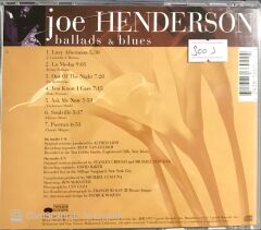 Joe Henderson Ballads & Blues CD