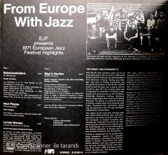 From Europe With Jazz LP