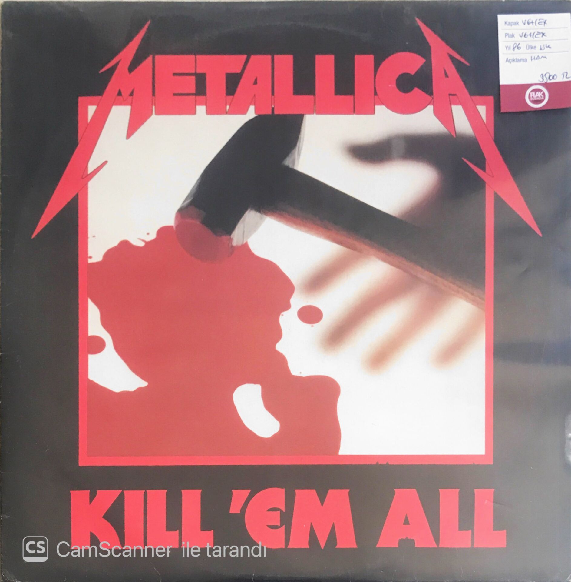 Metallica - Kill 'Em All - LP