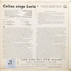 Highlights From Lucia Di Lammermoor LP