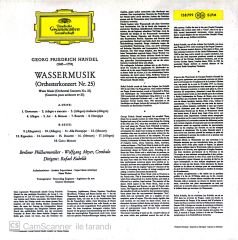 Georg Friedrich Handel Wassermusik Water Music (Complete) LP