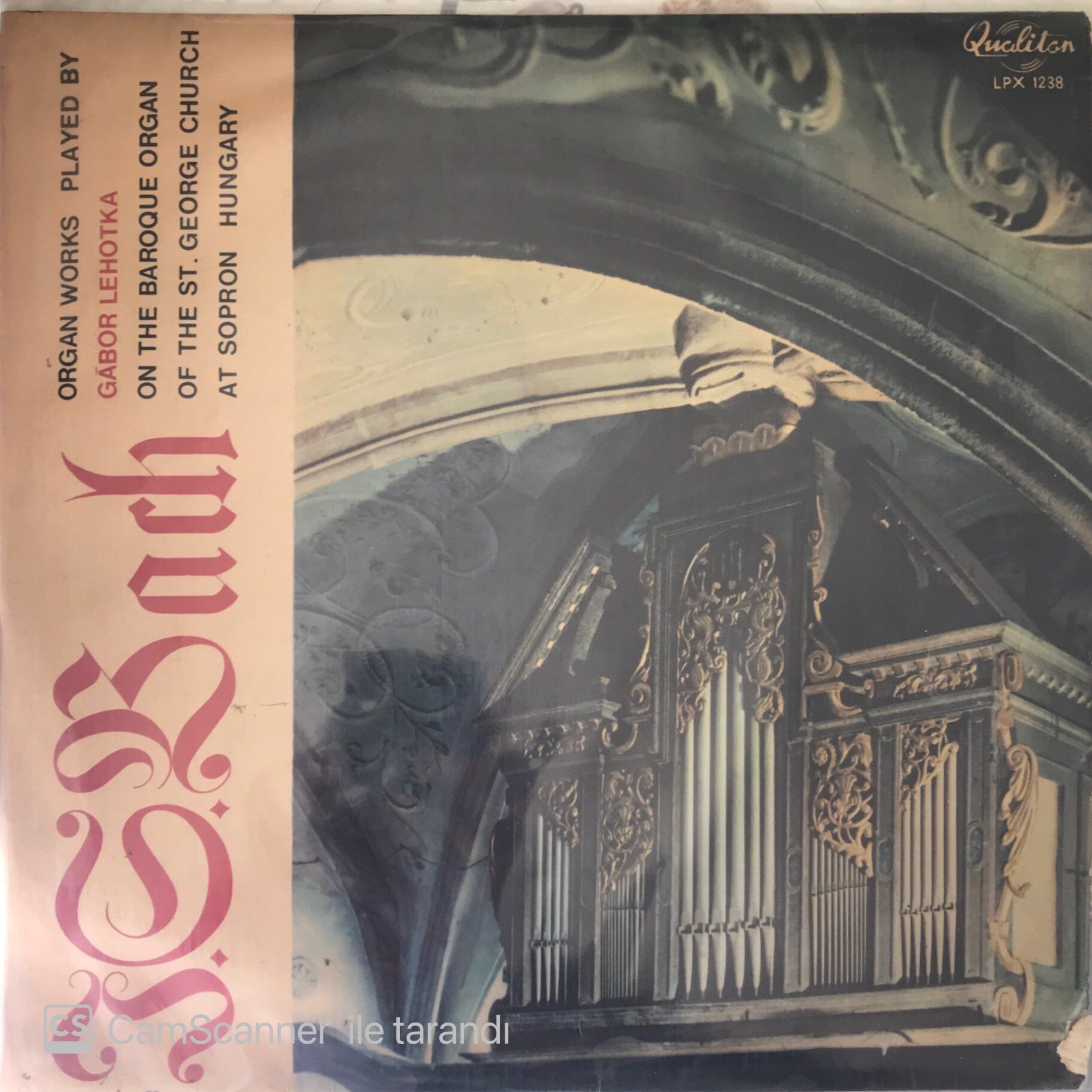 J.S. Bach - Gabor Lehotka - Organ Works LP