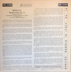 Berlioz Harold In Italy Op. 16 LP