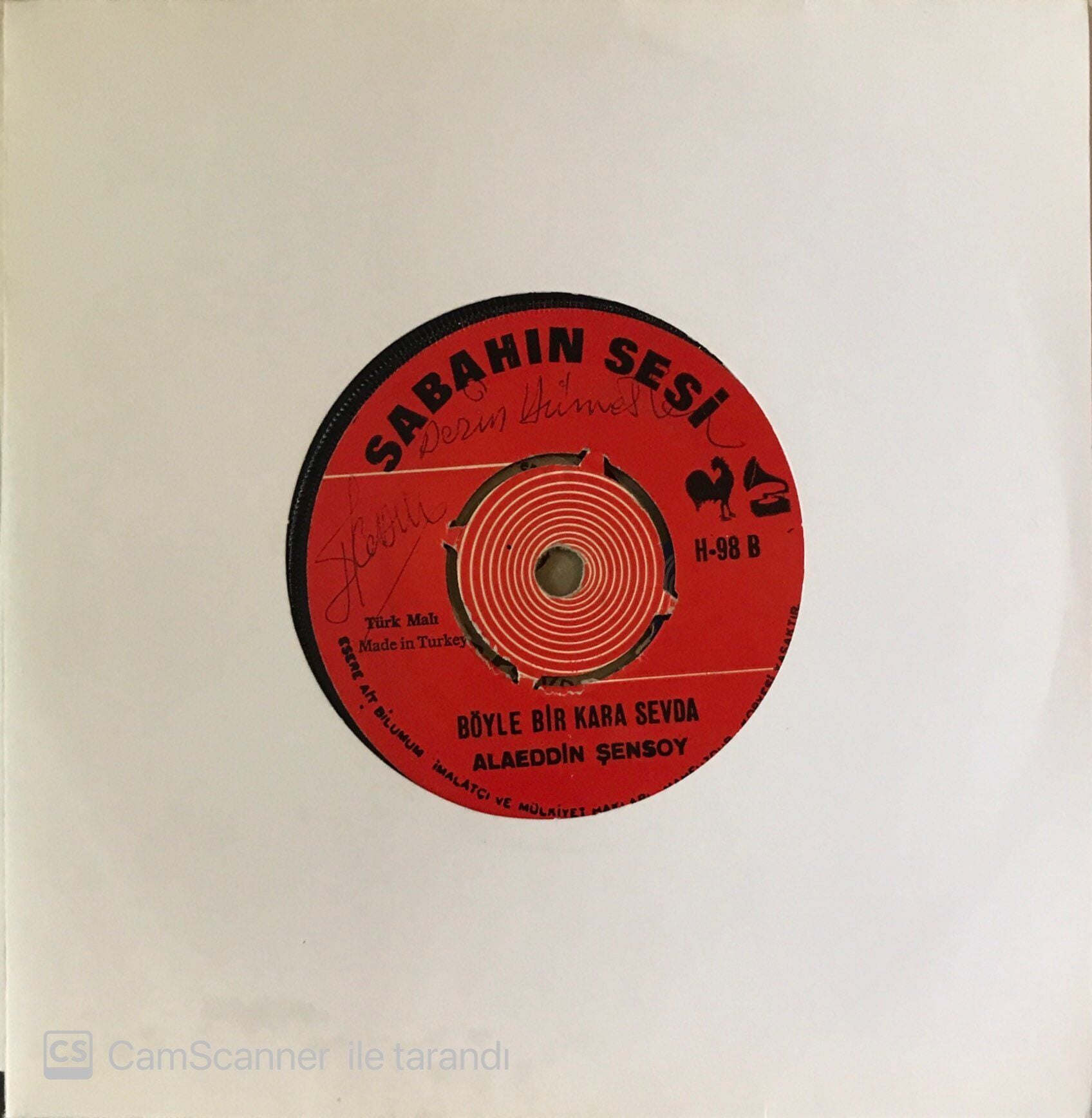Alaeddin Şensoy - Böyle Bir Kara Sevda 45lik