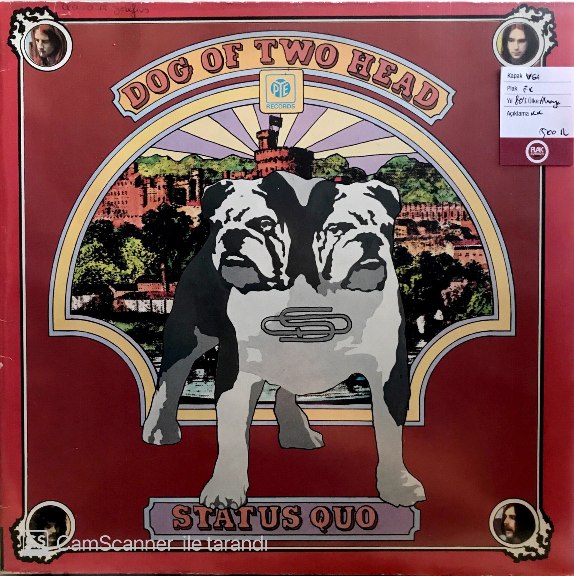 Status Quo Dog Of Two Head LP