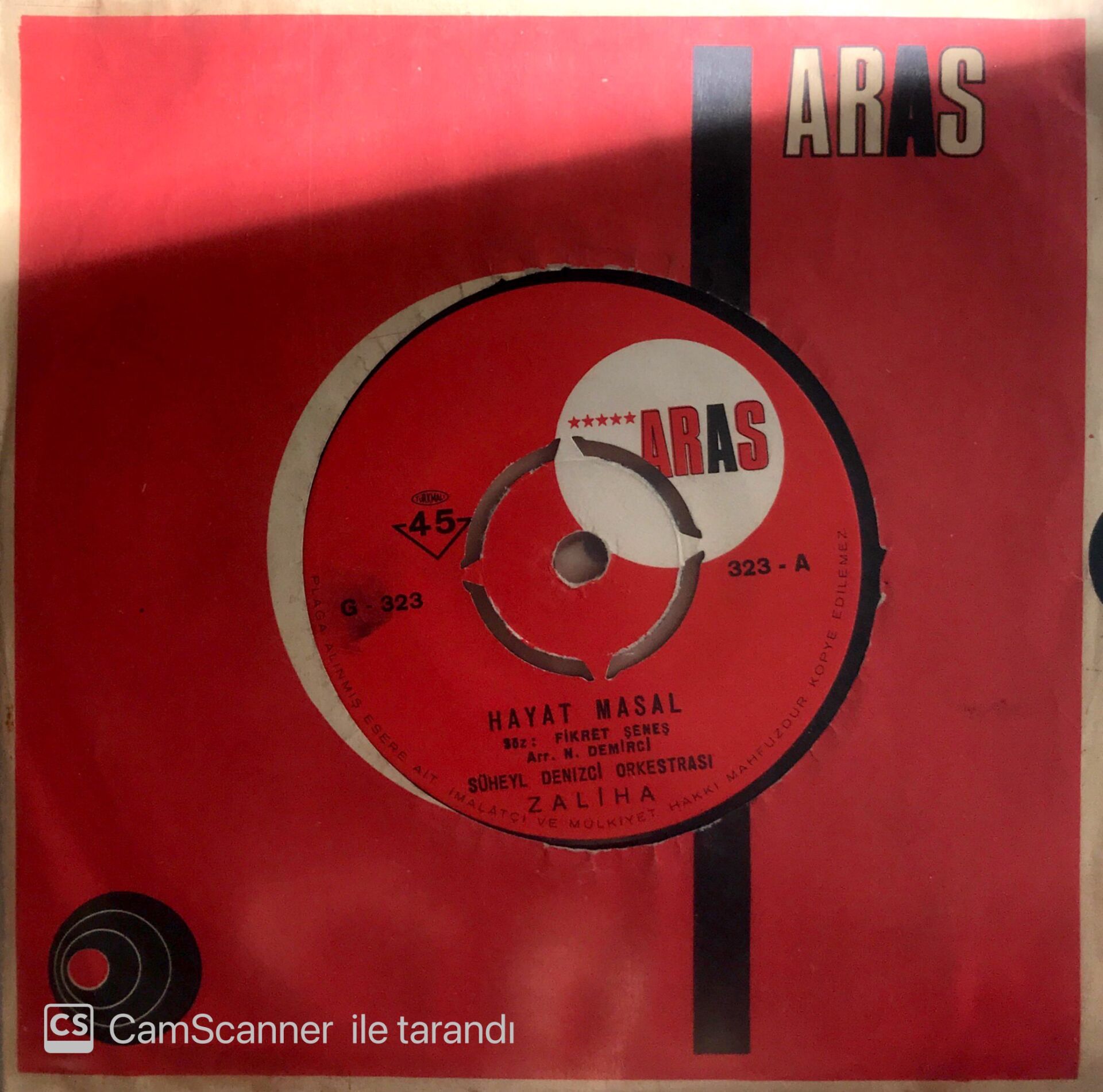 Zaliha / hayat Masal 45'lik