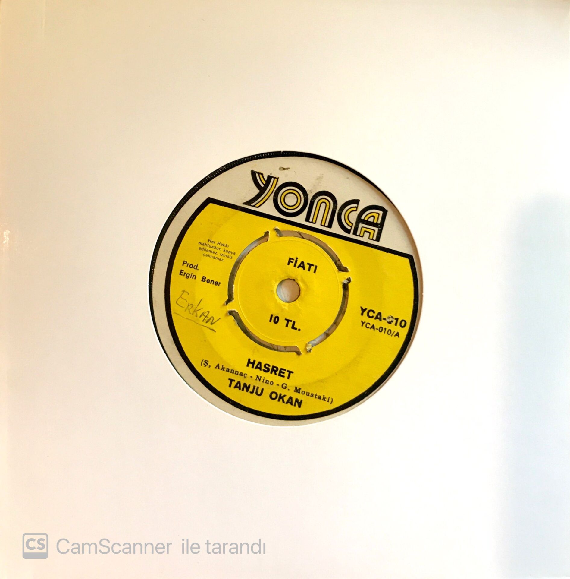Tanju Okan - Hasret 45lik