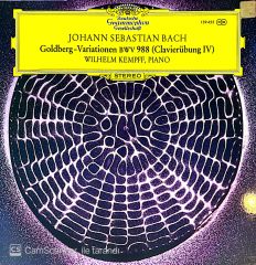 Johann Sebastian Bach Goldberg-Variationen BWV 988 (Clavierübung IV) Wilhelm Kempff, Piano LP