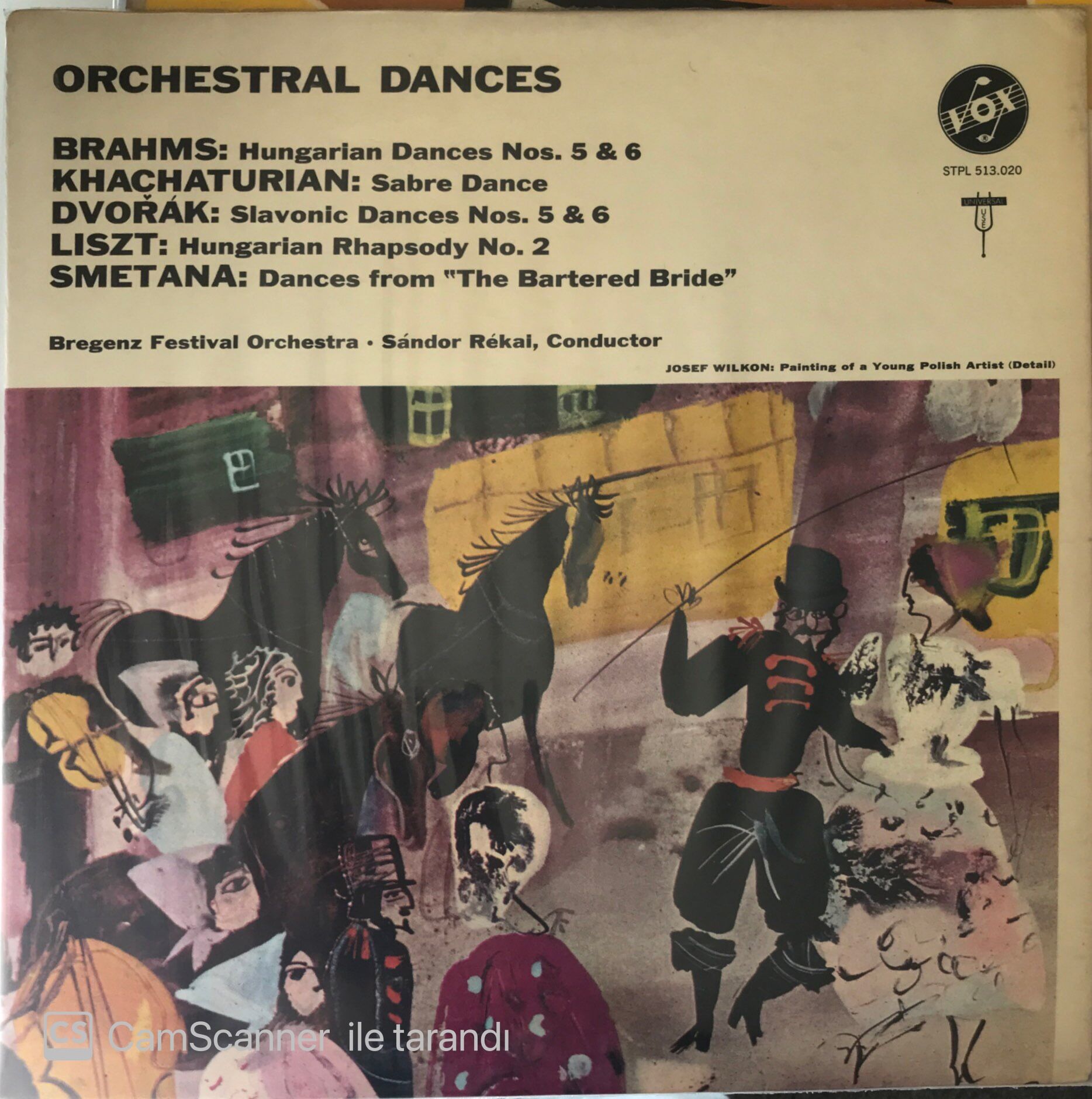 Orchestral Dances : Brahms, Khachaturian, Dvorak, Liszt, Smetana LP