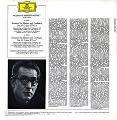 Mozart: Klavierkonzerte Piano Concertos, G-dur/In G Major/KV 453, C-dur/In C Major/KV 467 LP