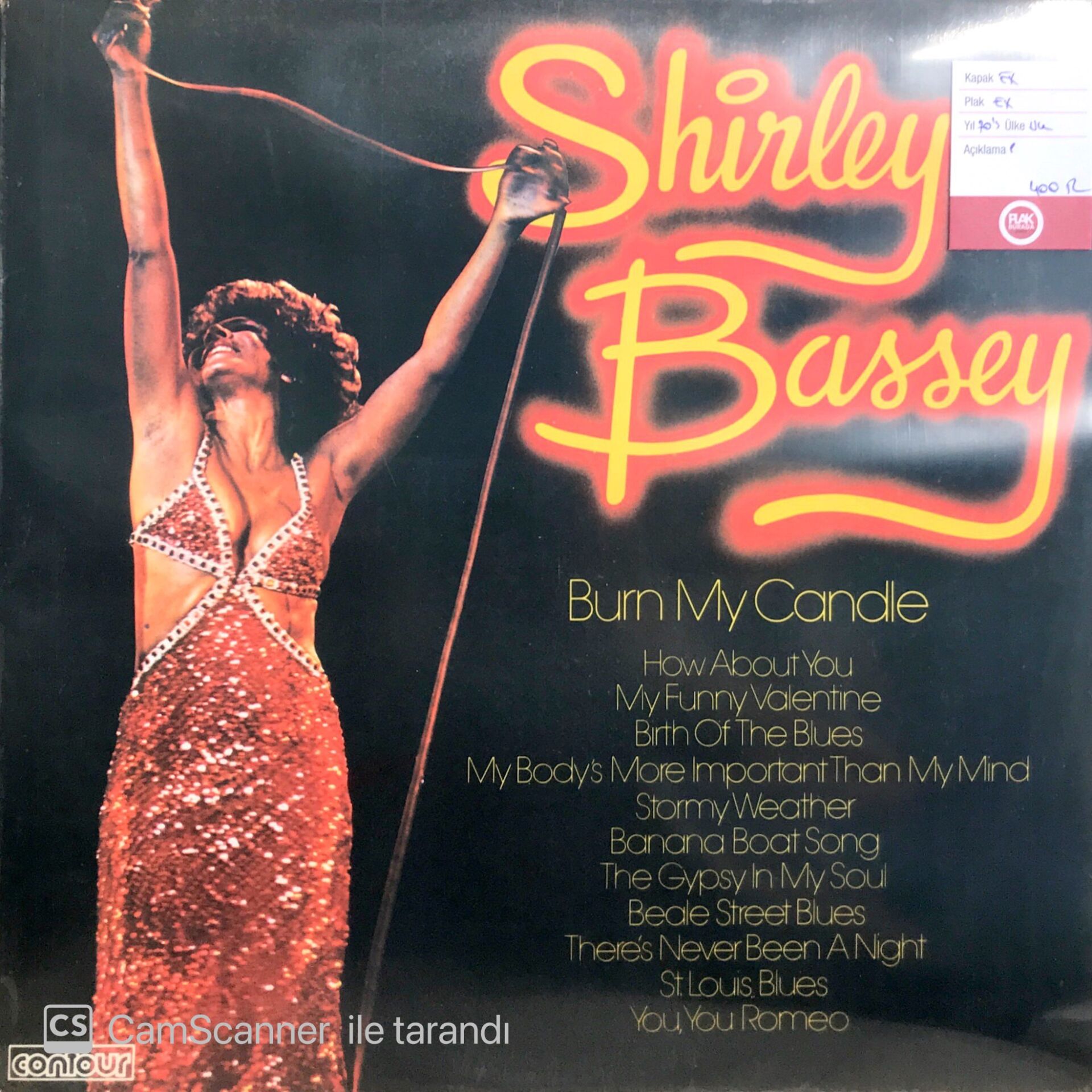 Shirley Bassey / Burn My Candle LP