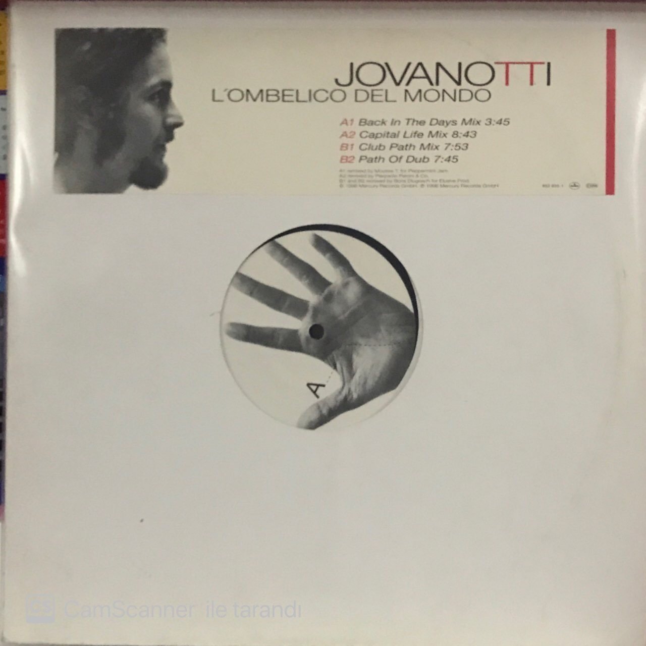 Jovanotti L'ombelico Del Mondo MAXİ