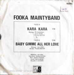 Fooka Mainty Band - Kara Kara - 45'lik